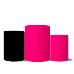Trio Capas Cilindros Veste Fácil Black Pink 2 - 7517 - ESTAMPARIA NET 