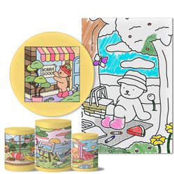 Trio Capas + Painéis Casado Veste Fácil Bobbie Goods Amarelo - 1936 - ESTAMPARIA NET 