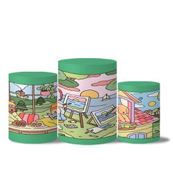 Trio Capas Cilindros Veste Fácil Bobbie Goods Verde - 1938 - ESTAMPARIA NET 