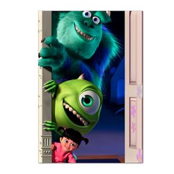 Painel Retangular Passa Varão 1,50x2,20 Tema Boo Monstros SA - 9510 - ESTAMPARIA NET 