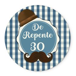 Painel Redondo Veste Fácil C/ Elástico De Repente 30 - 1928 - ESTAMPARIA NET 