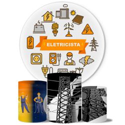 Trio Capas Cilindros + Painel Veste Fácil Eletricista - 1893 - ESTAMPARIA NET 