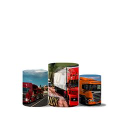 Trio Capas Cilindros Veste Fácil Euro Truck - 1920 - ESTAMPARIA NET 