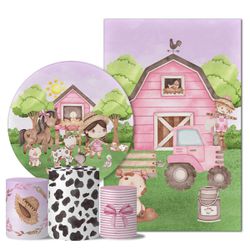 Trio Capas + Painéis Casado Veste Fácil Fazendinha 11 - 1869 - ESTAMPARIA NET 