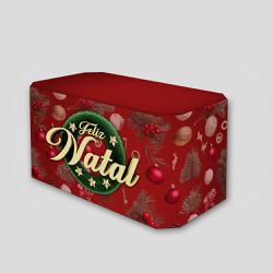 Capa de Mesa Feliz Natal 10 - 00007363E - ESTAMPARIA NET 