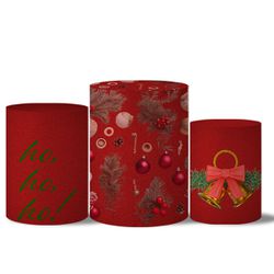 Trio Capas Cilindros Veste Fácil Feliz Natal 10 - 00007363E - ESTAMPARIA NET 