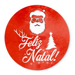 Painel Redondo Veste Fácil C/ Elástico Feliz Natal 11 - 00007368E - ESTAMPARIA NET 