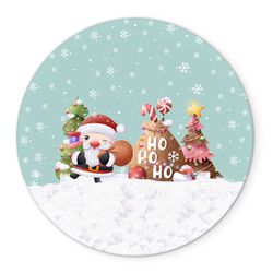 Painel Redondo Veste Fácil C/ Elástico Feliz Natal 23 - 1970 - ESTAMPARIA NET 