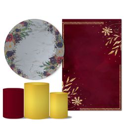 Trio Capas + Painéis Casado Veste Fácil Floral 16 - 1944 - ESTAMPARIA NET 