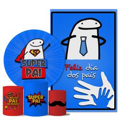 Trio Capas + Painéis Casado Tema Flork Dia dos Pais 11 - 1870 - ESTAMPARIA NET 