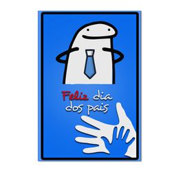Painel Retangular Tema Flork Dia dos Pais 11 - 1870 - ESTAMPARIA NET 