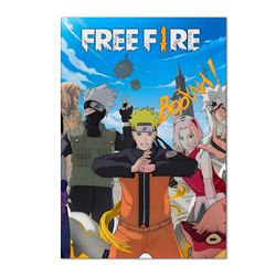 Painel Retangular Free Fire - 1888 - ESTAMPARIA NET 