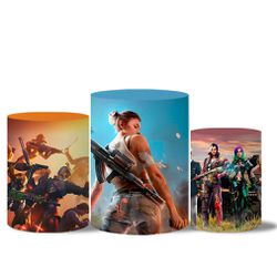 Trio Capas Cilindros Veste Fácil Free Fire - 1888 - ESTAMPARIA NET 