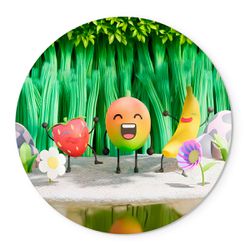 Painel Temático Frutinhas Infantis Veste Fácil C/ Elástico - 1254 - ESTAMPARIA NET 