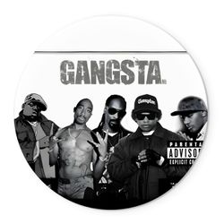 Painel Redondo Veste Fácil C/ Elástico Gangsta - 1919 - ESTAMPARIA NET 