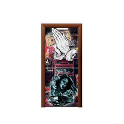 Capa de Porta Tema Gangsta - 1919 - ESTAMPARIA NET 