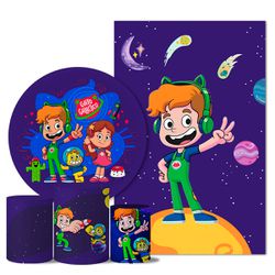 Trio Capas + Painéis Casado Gato Galactico Veste Fácil - 7982 - ESTAMPARIA NET 