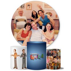 Trio Capas Cilindros + Painel Veste Fácil A Grande Família - 9595 - ESTAMPARIA NET 