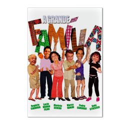Painel Retangular A Grande Família - 9595 - ESTAMPARIA NET 