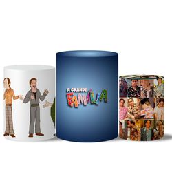 Trio Capas Cilindros Veste Fácil A Grande Família - 9595 - ESTAMPARIA NET 