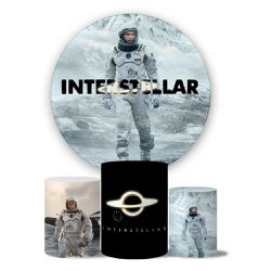 Trio Capas Cilindros + Painel Tema Interstellar - 1171 - ESTAMPARIA NET 