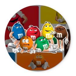 Painel Temático M&M's Veste Fácil C/ Elástico - 1197 - ESTAMPARIA NET 