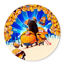 Painel Temático Meu Malvado Favorito 4 Veste Fácil C/ Elástico - 7981 - ESTAMPARIA NET 
