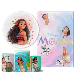 Trio Capas + Painéis Casado Moana Aquarela - 9594 - ESTAMPARIA NET 