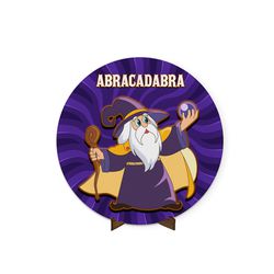 Painel Redondo 50x50 Veste Fácil C/ Elástico Tema Abracadabra - 7563 - ESTAMPARIA NET 