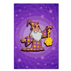 Painel Retangular Passa Varão 1,50x2,20 Tema Abracadabra - 7563 - ESTAMPARIA NET 