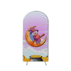  Capa de Painel Romano Veste Fácil C/ Elástico Tema Abracadabra - 7563 - ESTAMPARIA NET 