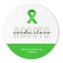 Painel Redondo Veste Fácil C/ Elástico 1,50x1,50 Tema Agosto Verde Claro - 7648 - ESTAMPARIA NET 