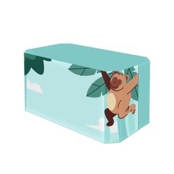 Capa de Mesa Descorativa Veste Fácil Tema Bichinhos da Floresta - 7540 - ESTAMPARIA NET 