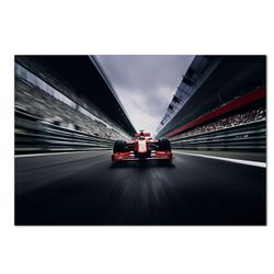 Painel Retangular Horizontal 2,20x1,50 Tema Carro de Corrida - 7532 - ESTAMPARIA NET 