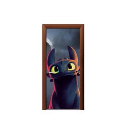 Capa de Porta Decorativa Tema Como Treinar o Seu Dragão 2 - 7531 - ESTAMPARIA NET 