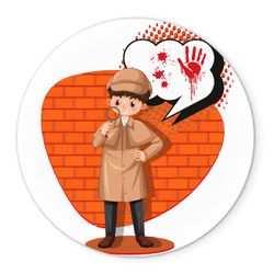 Painel Redondo Veste Fácil C/ Elástico 1,50x1,50 Tema CSI - 7537 - ESTAMPARIA NET 