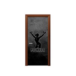 Capa De Porta Veste Fácil Decorativa Tema Fitness 3 - 7555 - ESTAMPARIA NET 