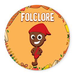 Painel Redondo Veste Fácil C/ Elástico 1,50x1,50 Tema Folclore 2 - 7552 - ESTAMPARIA NET 