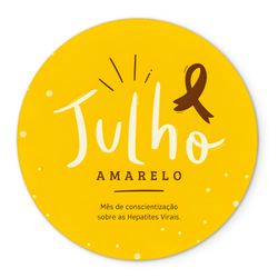 Painel Redondo Veste Fácil C/ Elástico 1,50x1,50 Tema Julho Amarelo - 7643 - ESTAMPARIA NET 