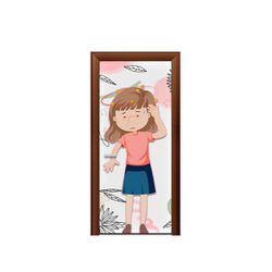 Capa De Porta Veste Fácil Decorativa Tema Maria Das Dores - 7564 - ESTAMPARIA NET 