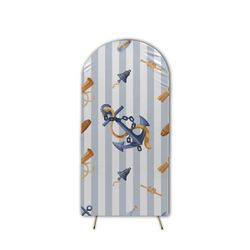 Capa Painel Romano Veste Fácil Tema Marinheiro 2 - 7533 - ESTAMPARIA NET 