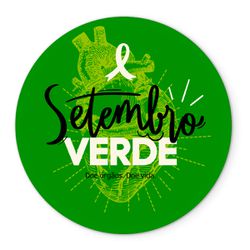 Painel Redondo Veste Fácil C/ Elástico 1,50x1,50 Tema Setembro Verde - 7649 - ESTAMPARIA NET 