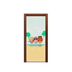 Capa De Porta Veste Fácil Decorativa Tema Tardezinha 8 - 7569 - ESTAMPARIA NET 