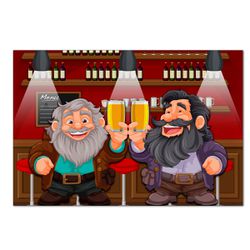 Painel Retangular Horizontal 2,20x1,50 Tema Velho do Bar - 7538 - ESTAMPARIA NET 