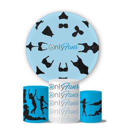 Trio Capas Cilindros + Painel Tema OnlyFans - 1209 - ESTAMPARIA NET 