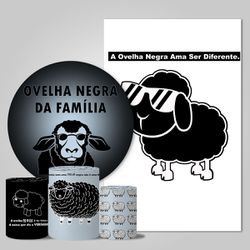 Trio Capas + Painéis Casado Veste Fácil Ovelha Negra Da Família - 1926 - ESTAMPARIA NET 