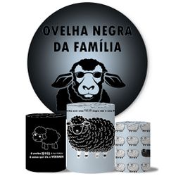 Trio Capas Cilindros + Painel Veste Fácil Ovelha Negra Da Familia - 1926 - ESTAMPARIA NET 