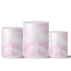 Trio Capas Cilindros Veste Fácil Parabens Rosa - 1872 - ESTAMPARIA NET 