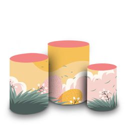 Trio Capas Cilindros Tema Páscoa 5 - 1315 - ESTAMPARIA NET 