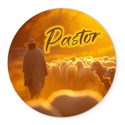 Painel Redondo Veste Fácil C/ Elástico Pastor - 1972 - ESTAMPARIA NET 